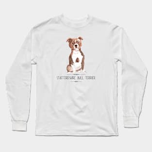 Staffordshire Bull Terrier Long Sleeve T-Shirt